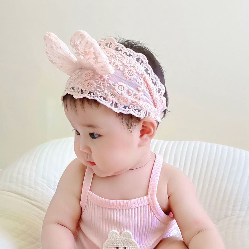 Diadema de encaje con lazo gra - Baby Gear reseña y precio