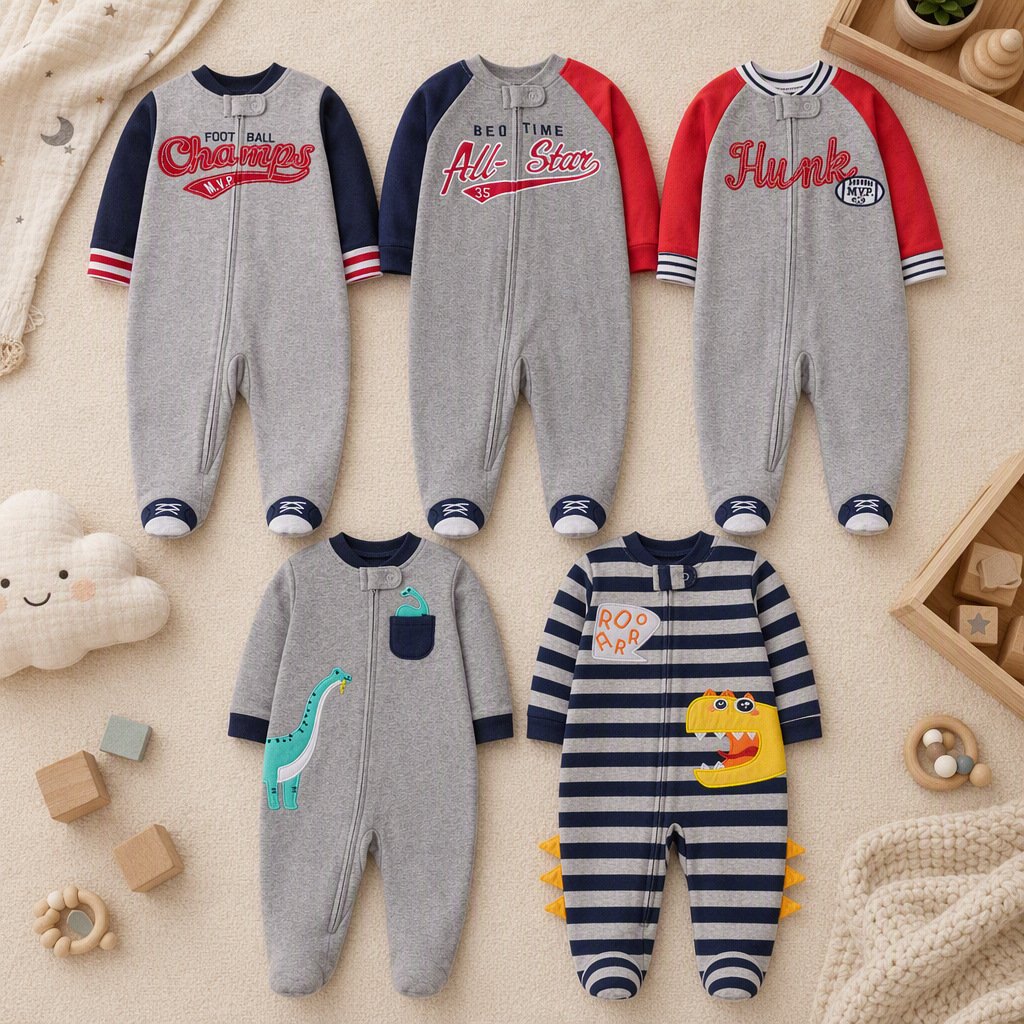 Mameluco de algodón de doble c - Cotton Baby Onesies Zipper reseña y precio